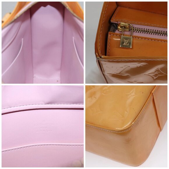 LOUIS VUITTON Monogram Vernis Columbus Bag Marshmallow Pink - Picture 12 of 14